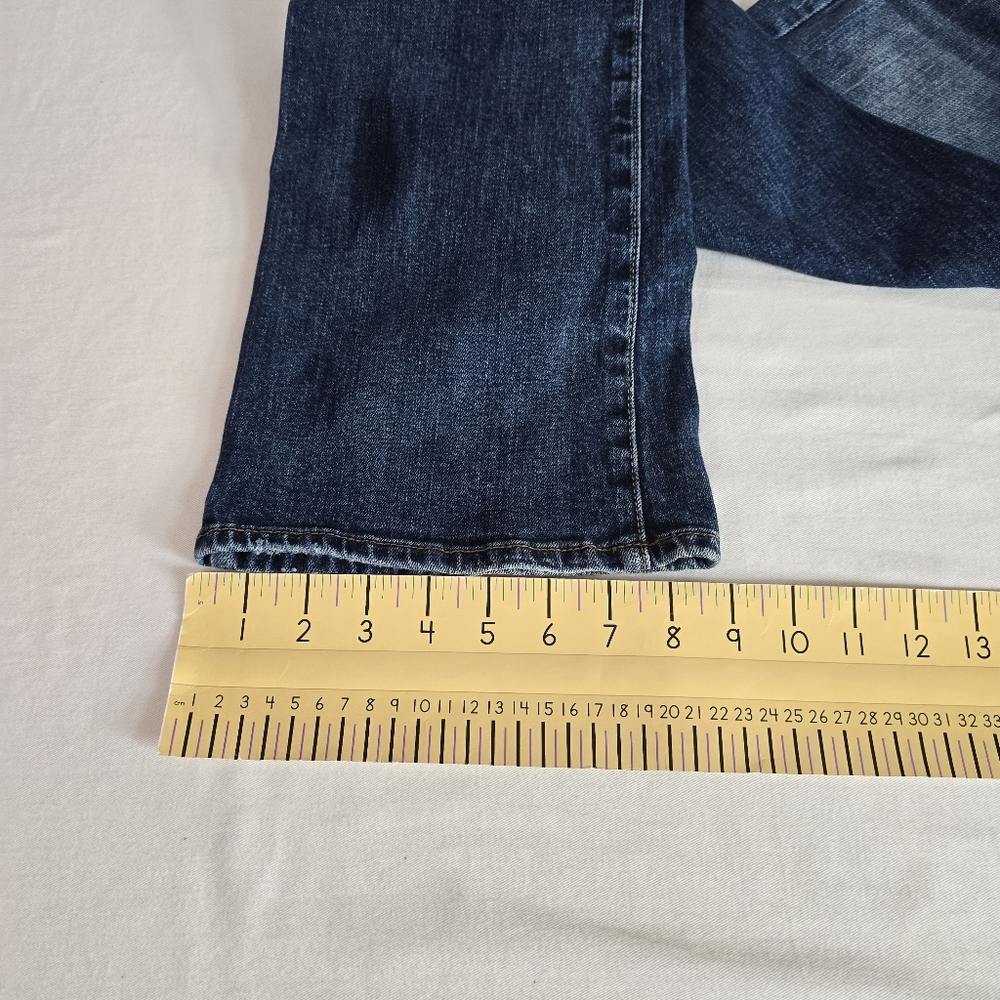 American Eagle Womens_Kick Boot "Stretch" 5 Pocket Distressed Jeans Size 8 Short - Picture 14 of 14